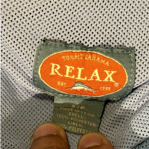 Relax By Tommy Bahama men's Tropical  Gray Draw String Swim Trunks size Small - Picture 6 of 8